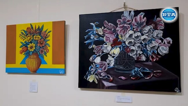 Ученик подреди благотворителна изложба в галерия „При кмета“ в Перник