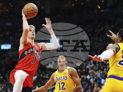 Lakers Raptors Basketball