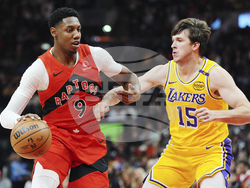 Lakers Raptors Basketball