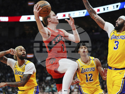 Lakers Raptors Basketball