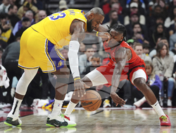 Lakers Raptors Basketball
