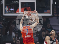Thunders Trail Blazers Basketball