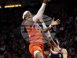Thunders Trail Blazers Basketball