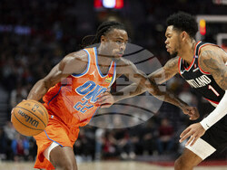 Thunders Trail Blazers Basketball