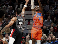 Thunders Trail Blazers Basketball