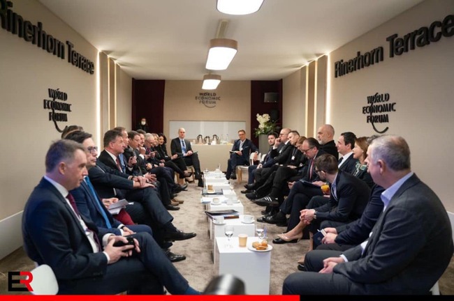 АТА: Албанският премиер Еди Рама участва в панел за „Диалога в Западните Балкани“ в рамките на Световния икономически форум в Давос