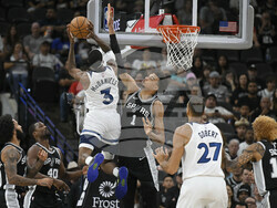 Timberwolves Spurs Basketball