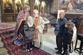 Търговище - храм „Св. Йоан Рилски” - неделна служба - ставрофорен иконом Славчо Проданов