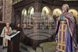 Търговище - храм „Св. Йоан Рилски” - неделна служба - ставрофорен иконом Славчо Проданов