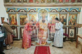 Село Горна Брестница - света литургия - проповед