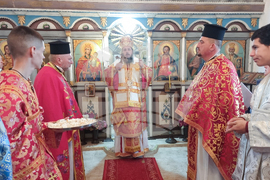 Село Горна Брестница - света литургия - проповед
