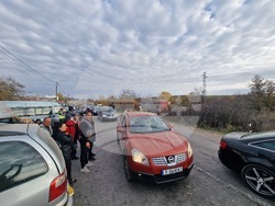 Попово - блокиран път - протест