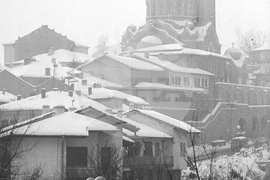 Зимен пейзаж от Велико  Търново