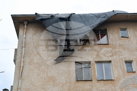 Монтана - силен вятър - щети 