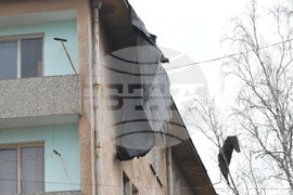 Монтана - силен вятър - щети 