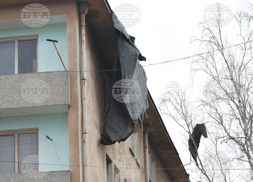 Монтана - силен вятър - щети 