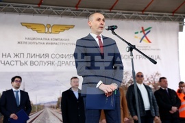 Сливница - строителството на жп участъка от Петърч до Драгоман