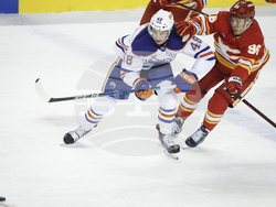 Oilers Flames Hockey