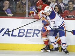 Oilers Flames Hockey