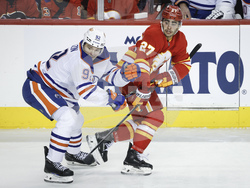 Oilers Flames Hockey