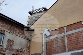 Габрово - силен вятър - щети