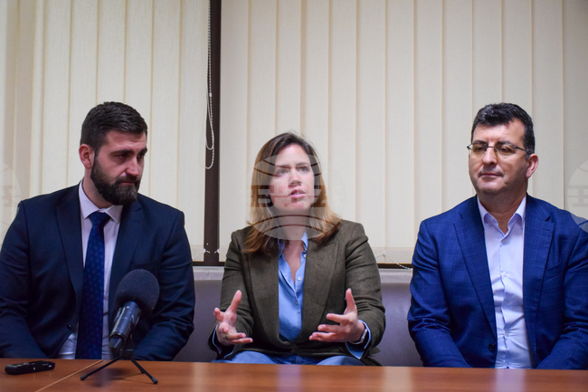 Благоевград - евродепутати - пресконференция