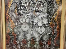 Произведение на Ставри Калинов. Снимка: Art club Diplomat