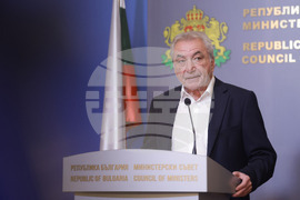 Министерски съвет - Росен Карадимов - брифинг