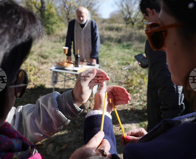 Село Щръклево - панихида