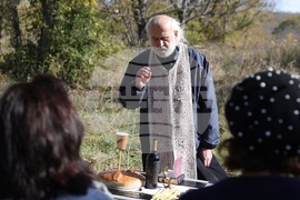 Село Щръклево - панихида