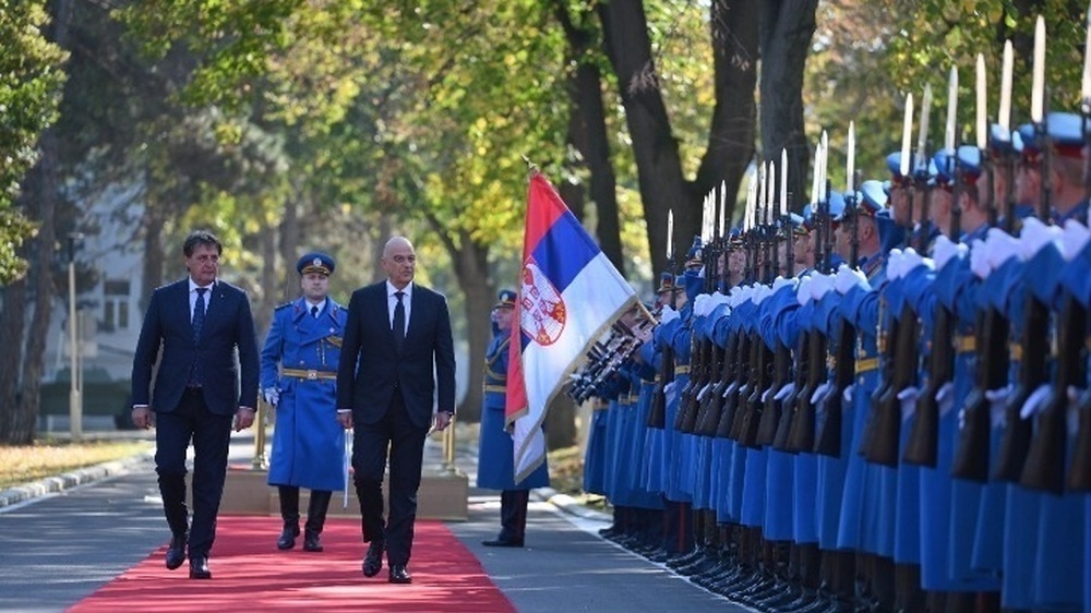 АНА-МПА: Гръцкият министър на отбраната Дендиас беше приет от сръбския президент Вучич в Белград