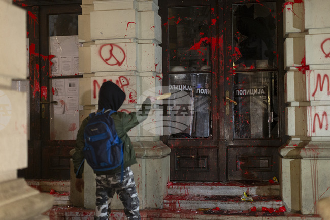 Novi Sad Protests Turn Violent After Roof Collapse Tragedy