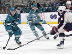 Blue Jackets Sharks Hockey