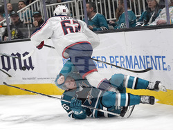 Blue Jackets Sharks Hockey