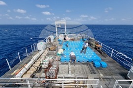 Ден 26 - кораб - Св. св. Кирил и Методий - НИК 421 - Антарктида - понтонен сал