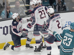 Blue Jackets Sharks Hockey