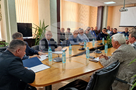 Разград - Областен съвет - заседание - зима