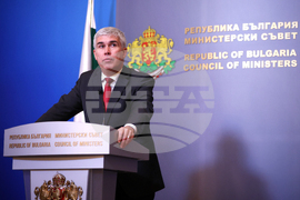 Министерски съвет - Владимир Малинов - пресконференция