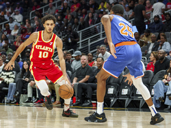 Knicks Hawks Basketball