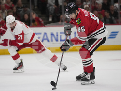 Red Wings Blackhawks Hockey