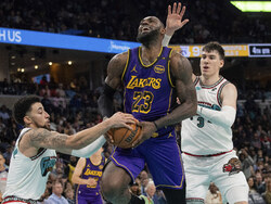 Lakers Grizzlies Basketball