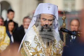 Гоце Делчев – Патриарх Даниил - посрещане