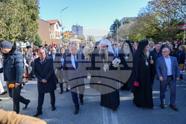 Гоце Делчев – Патриарх Даниил - посрещане