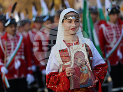 Гоце Делчев – Патриарх Даниил - посрещане