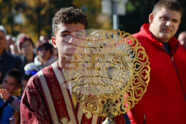 Гоце Делчев – Патриарх Даниил - посрещане