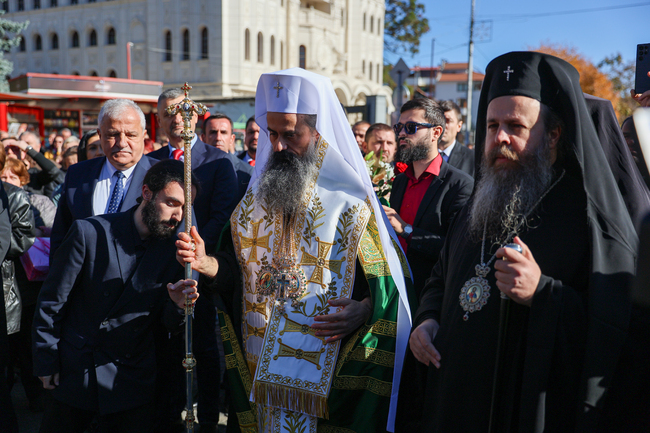 С шествие в Гоце Делчев бе посрещнат Негово Светейшество българският патриарх Даниил