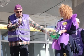 Агенция за ядрено регулиране - служители - протестна акция