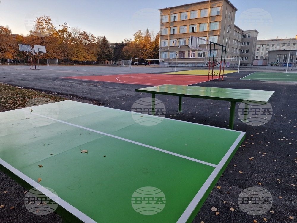 Нова спортна площадка е изградена в търговищко училище