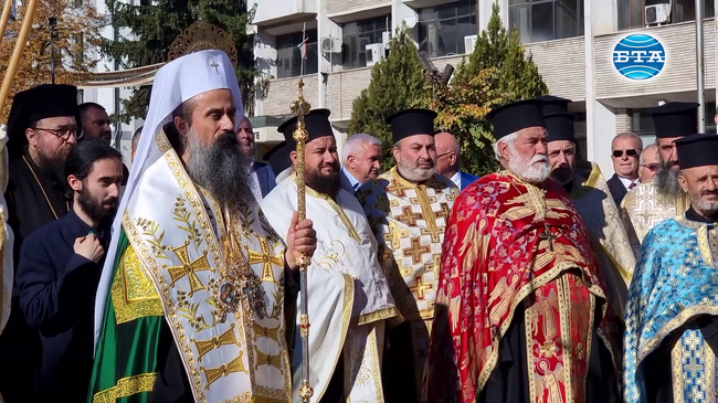 С шествие в Гоце Делчев бе посрещнат Негово Светейшество българският патриарх Даниил